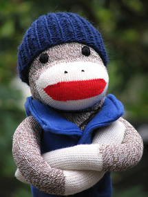 Outdoor Sock Monkey